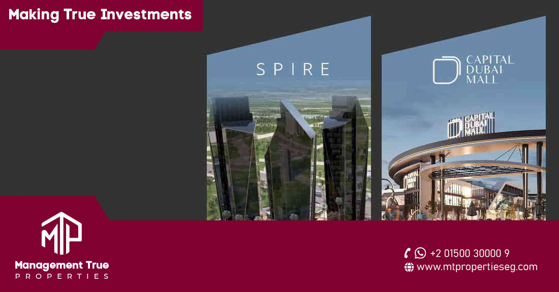 Capital Dubai Mall and Spire Tower New Capital 