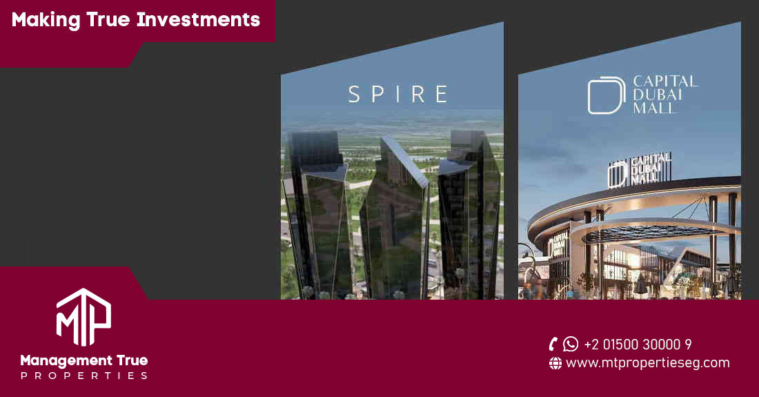 Capital Dubai Mall and Spire Tower New Capital 