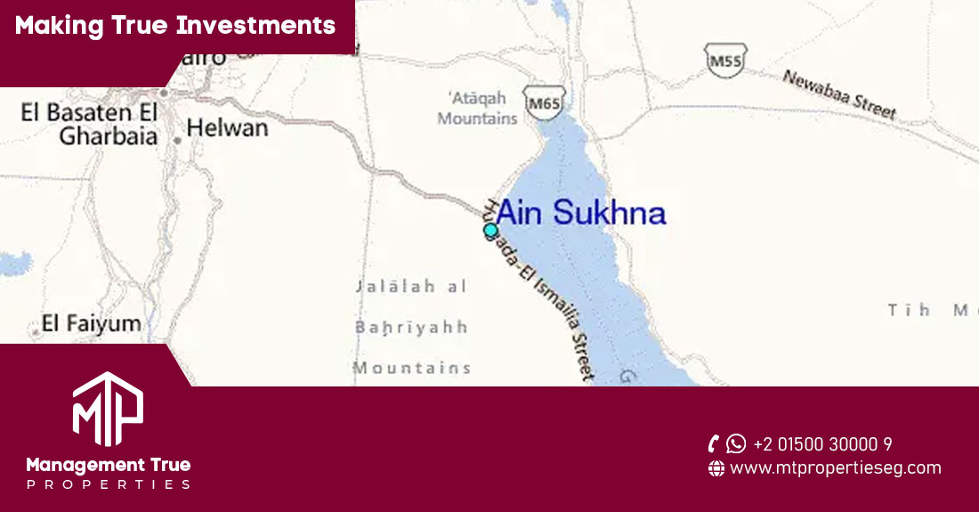 Illustrative map of Ain Sokhna villages